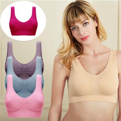 China Hot sale ladies yoga sports yoga bra classic double sports yoga bra breathable hot genies fitness for sale