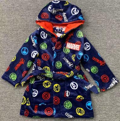 China Polyester wholesale branded clothing stock high quality kids stock clothing bathrobe stock clothing for sale