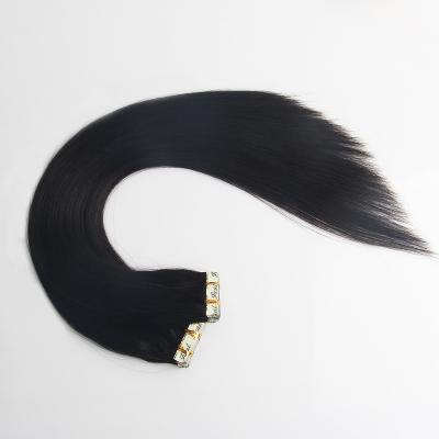 China Straight Cheap Natural Adhesive Strong Tape Wholesale Seamless PU Skin Weft Virgin Remy Human hair Tape in hair Extensions Double Drawn for sale