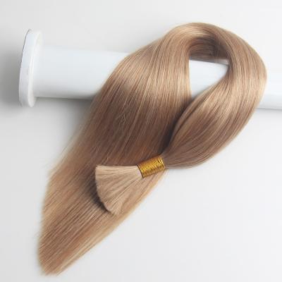 China No shedding no tangle Premium Quality  Double Drawn  Cheap Wholesale Full Cuticle Aligned European Virgin Remy Human Hair Bulks No Weft for sale