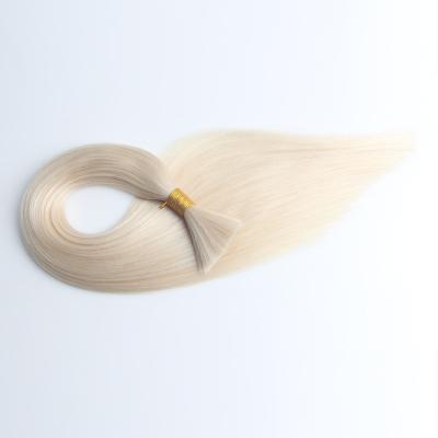 China No shedding no tangle No Weft 10A Grade Cheap Wholesale Cuticle Aligned European Virgin Remy Human Hair Bulk White Blonde for sale