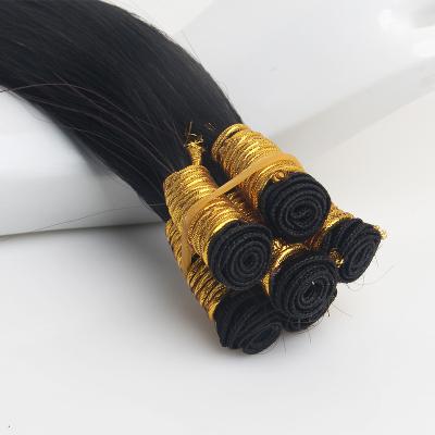 China Straight Cheap Cuticle Aligned Seamless Virgin Double Drawn Remy Russian Human Hair Genius  Hand tied weft Extensions Weave Top Quality for sale