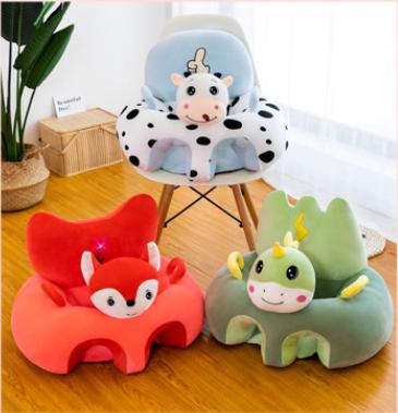 China Animal Baby Sofa Soft Stuffed Toy Eco-friendly Colorful Plush Toy Baby Sofa Seat Cute Safety Sofa For Kids for sale