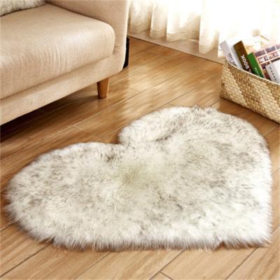 China Washable Plush Fur Blanket Living Room Carpets Blankets Shaggy Home Decoration Kids Floor Blanket for sale