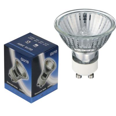 China Manufacturer KC/CE 110V~220V GU10 NP5 SINGLE Warm 2022 Halogen Bulb Candle Heater 20W 25W 35W 50W Spotlight 3000K Glass SMD Lights Home for sale