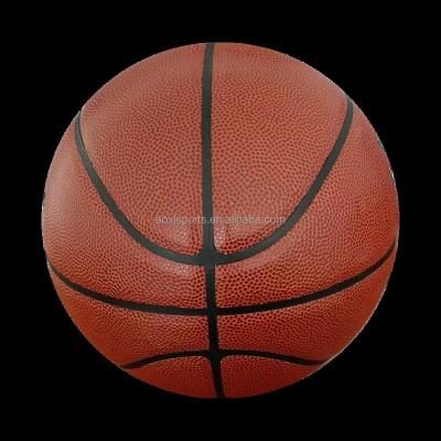 China High quality basketball/laminate/match standard/match basketball/official size 7# PVC basketball for sale