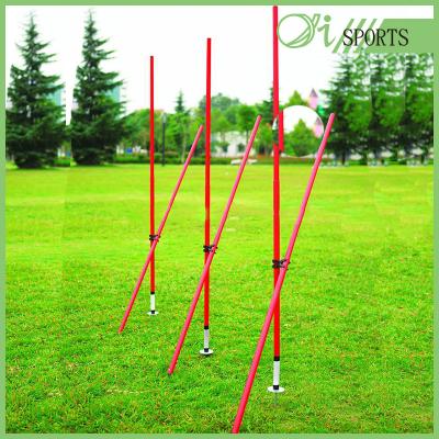 China PVC Ground Spike Sports Goods Soccer Training Flag Pole for sale