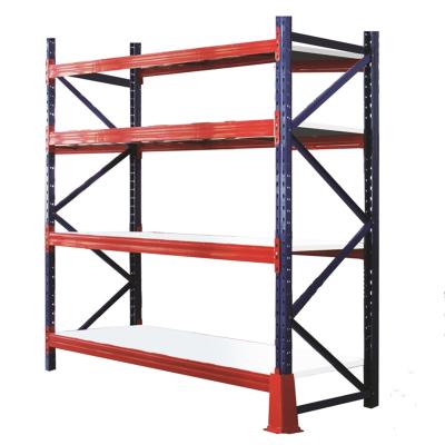 Cina Cold Roll Steel Pallet Stacking Heavy Duty Metal Rack System Storage Rack Shelves in vendita