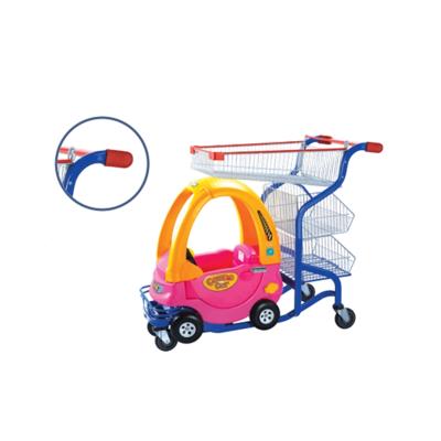 China Folding Environmental Friendly High Quality Children's Amusement Trolley With Four Wheels for sale