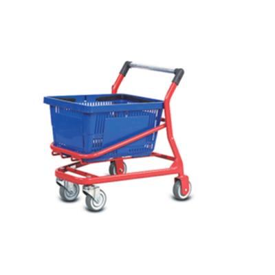 China Factory Price Folding Powder Plated Kids Baby Shopping Cart For Supermarket Kids Toy Trolley for sale