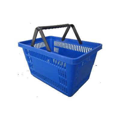 China New PP Plastic Supermarket Hand Basket Shopping Basket Plastic Shopping Basket for sale