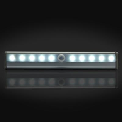 China Wireless Battery Operated Smart Stair Light LED Kitchen Cabinet Drawer Control Sensor Night Light Bedroom for sale