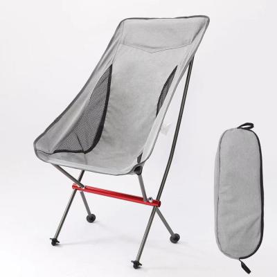 China Outdoor Fishing Camping Easy-carry Foldable Beach Chairs Heavy Duty Lawn Chair With Soft Foam Pad Camp Chair for sale