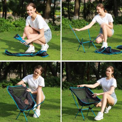 China Factory Outdoor Portable Chair Beach Chair Easy-carry Foldable Plastic Folding Camping Chair For Adults for sale