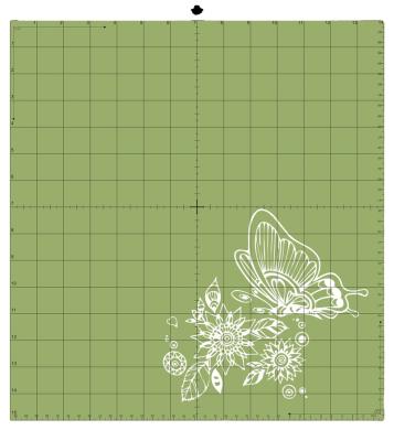 China PVC Old fox light grip 14x15 inch Cutting Mat for Silhouette Cameo 3/2/1 Cut Mats Replacement for sale