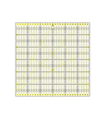 China Acrylic stable supply scale sewing rectangular 30x30cm quilting ruler for sale