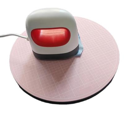 China PVC Rotary Self-Healing Cutting Mat16 Inch Round Rotating PVC Grid Cut Matt for Sewing & Quilting & Crafts for sale