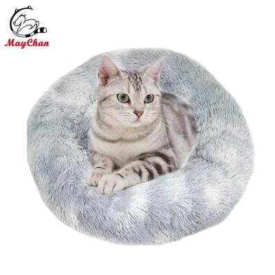 China Comfortable Mid-Century Modern Breathable Relaxing Donut Large Calming Soft Large Sofa Beds Eco-Friendly Wholesale Custom Pet Dog Cat Luxury Bed for sale