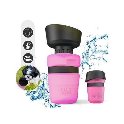 China Travel Viable Dispenser Pet Amazon Collapsible Water Bottle, Lightweight Collapsible Dog Water Bottle for sale