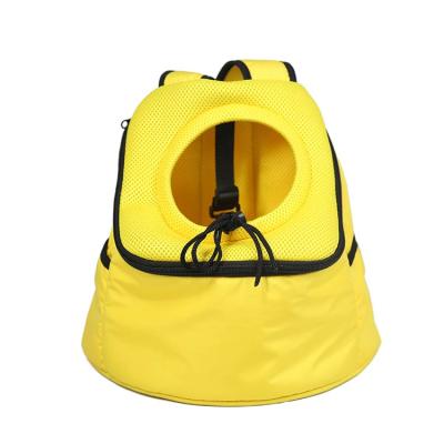 China New Design Viable And Adjustable Hands Free Double Shoulder Front Pouch Pet Dog Carrier Sling Bag With Breathable Mesh for sale