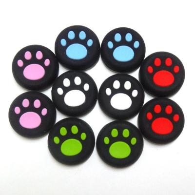 China Colorful Silicone Cat Paw Thumb Grip Single Controller PS4 PS3 PS2 XBOX 360 /WII XBOX ONE PS4 PS3 XboxOne Xbox360 for sale