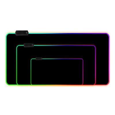 China Computer Mouse Customized Waterproof Thickened Foam Rubber Base RGB Outdoor Natural Glow Mousepad for sale