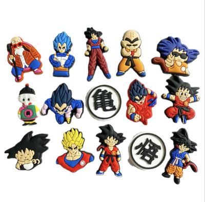 China Hot Sale Dragon Ball Charms For Crocs Cute Cartoon Animal Garden Hamper Charm Now Shoes Crocs Charms for sale