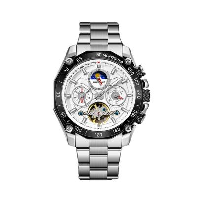 China DIVER New Automatic Mechanical Watch Calendar Week Multifunctional Moon Phase Men's Mechanical Watch for sale