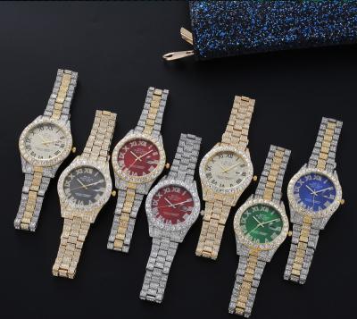 China Creative Digital Diamond Luxury Wrist Watch Day/Date Hot Sale Fashion Watch Quartz Brand Watches for sale