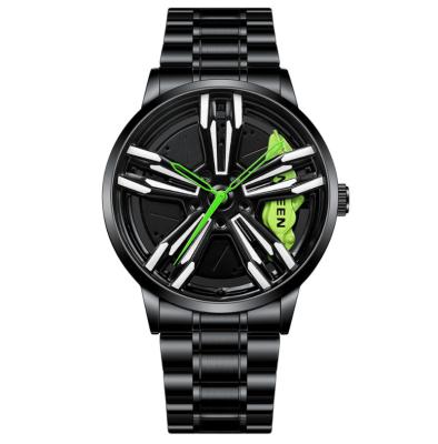 China Hot Sale Stainless Steel Waterproof Luminous Waterproof Men's Quartz Watch Wheel Luxury Mechanical Watches for sale