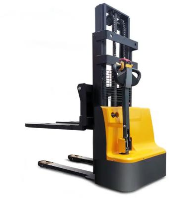 China 2.2kw Straddle Pallet Stacker Steel Structure Electric Lift Pallet Stacker for sale