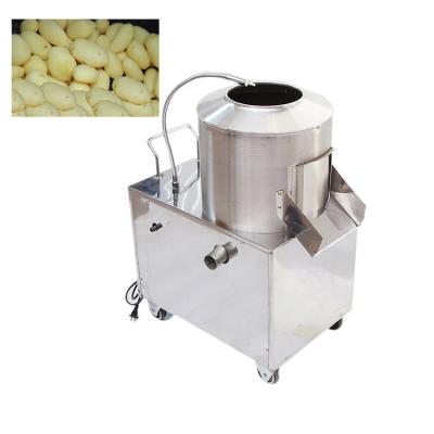 China Commerciële elektrische aardappelpeeler aardappelpeeling en schoonmaakmachine Te koop