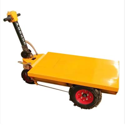 China Plattform handkar voor de bouw Kleine elektrische handtrolley truck Te koop