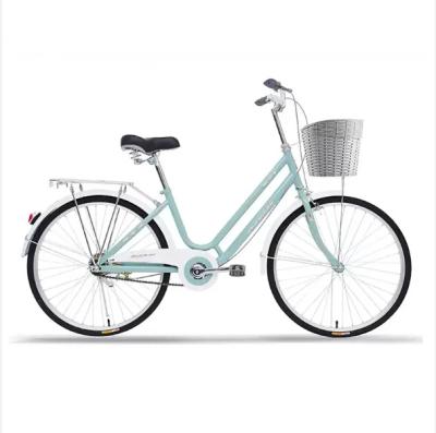 China Lightweight White Classic City Bikes  for Urban Commutes for sale