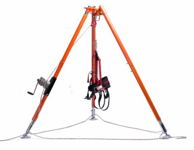 China Equipo de rescate de emergencia de lucha contra incendios Tripod de rescate de aluminio en venta