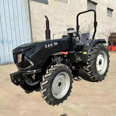 China Tractores agrícolas de 70 CV 80 CV 90 CV 100 CV Tractores agrícolas de 4 ruedas motrices Tractor de 4 tiempos en venta