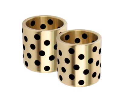 China Flange Bushings Jdb Self Lubricating Linear Slide Bearing Graphite Bronze Bushings for sale