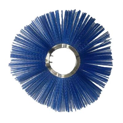 China Factory Price Convoluted Sweeper Brush High Hardness Mix Wire Wafer Brush for sale