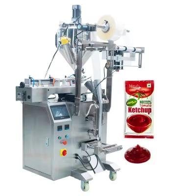 China Automatic Liquid Sauce Pouch Packaging Machine Tomato Paste Packing Machine Sachet Filling Machine for sale