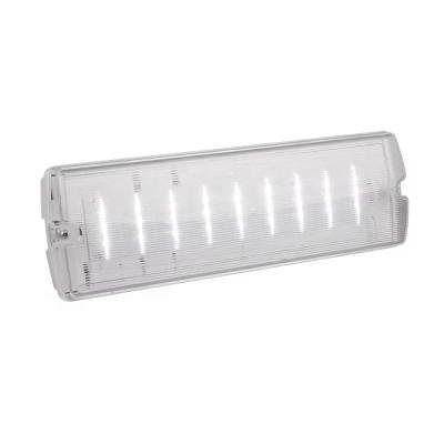 China Emergency Led Lamps Manufacturer Supply Emergency Lighting Plastic Rechargeable Recessed IP65 Waterproof White Li-ion 60 for sale