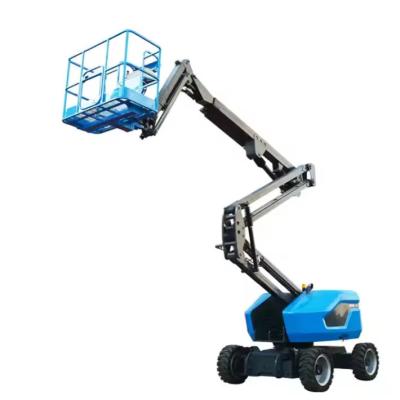 China Trailer Curved Arm High-Altitude Operation Elevator Electric Folding Arm Lifting Platform for sale