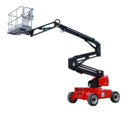 China Self-Propelled Telescopic Boom Lift Diesel Articulating Boom Aerial Work Platform for sale