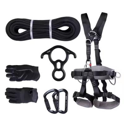 China Customized Outdoor Park , Backyard , Kindergarten Zip Line Kit With Harness for sale