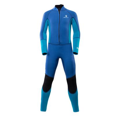 China China Manufacture Professional Antibacterial Spearfishing Wetsuits Kids Neoprene Fabric Diving Suit Blue Surfing Wetsuit for sale