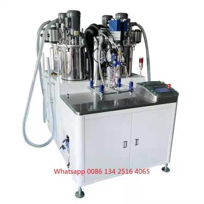 China Automatic Component Glue Dispenser AB Glue Potting Machine Epoxy Glue Mixer Two Capacitors Silicone Dispensing Machine for sale