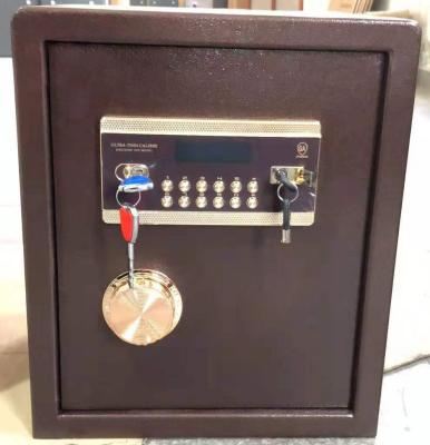 China Electronic Digital Panel Home Safe with Beige Color and Electronic Lock for sale