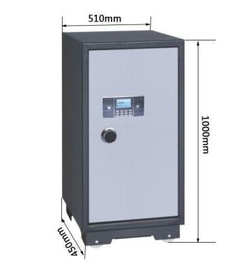 중국 보안 Wd-100 가정/사무소용 전자 안전 상자 A1 보안 레벨 깊이 301-400mm 판매용