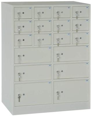 China 18 Doors Security Level A1 Dt-18 Bank Safe Deposit Box Hotel Locker for Door Type for sale