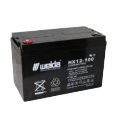 China Home Appliances Wholesale Large Energy Density HX12-100 Series 12v100AH ​​Lead Acid Batteries Custom Storage Battery for sale