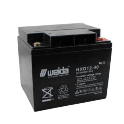 China Home Appliances Wholesale Custom Deep Cycle 12V40ah Energy Storage Battery HXD12-40 Lead Acid Batteries for sale